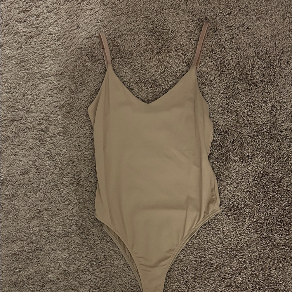 Zara Tan One Piece Bodysuit